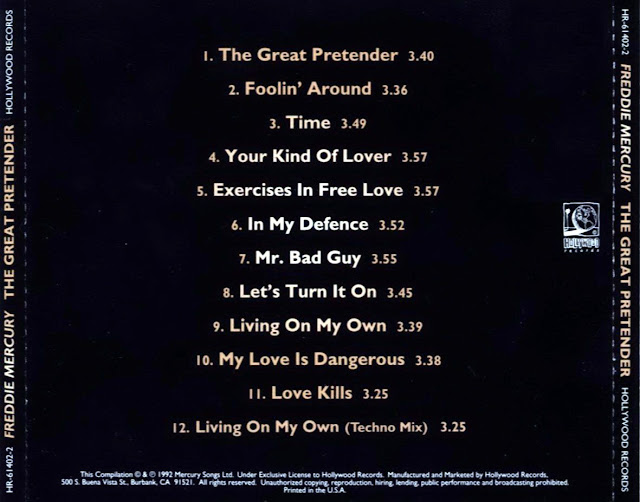 Freddie Mercury The Great Pretender Testo